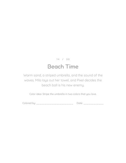Story page: Beach Time