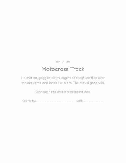 Story page: Motocross Track