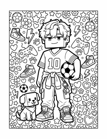 Coloring page: Meet Leo & Byte