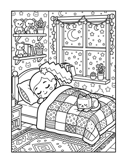 Coloring page: Sweet Dreams